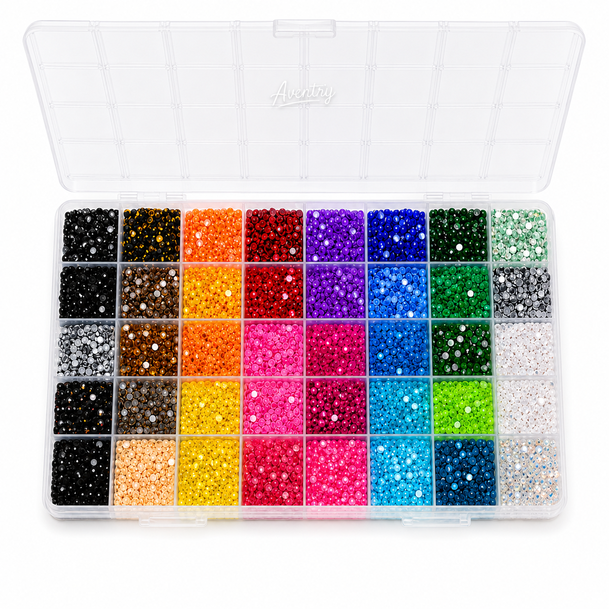 Aventry Bedazzle Kit met 32.000 Strass Steentjes, Tools, Lijm & Opbergbox