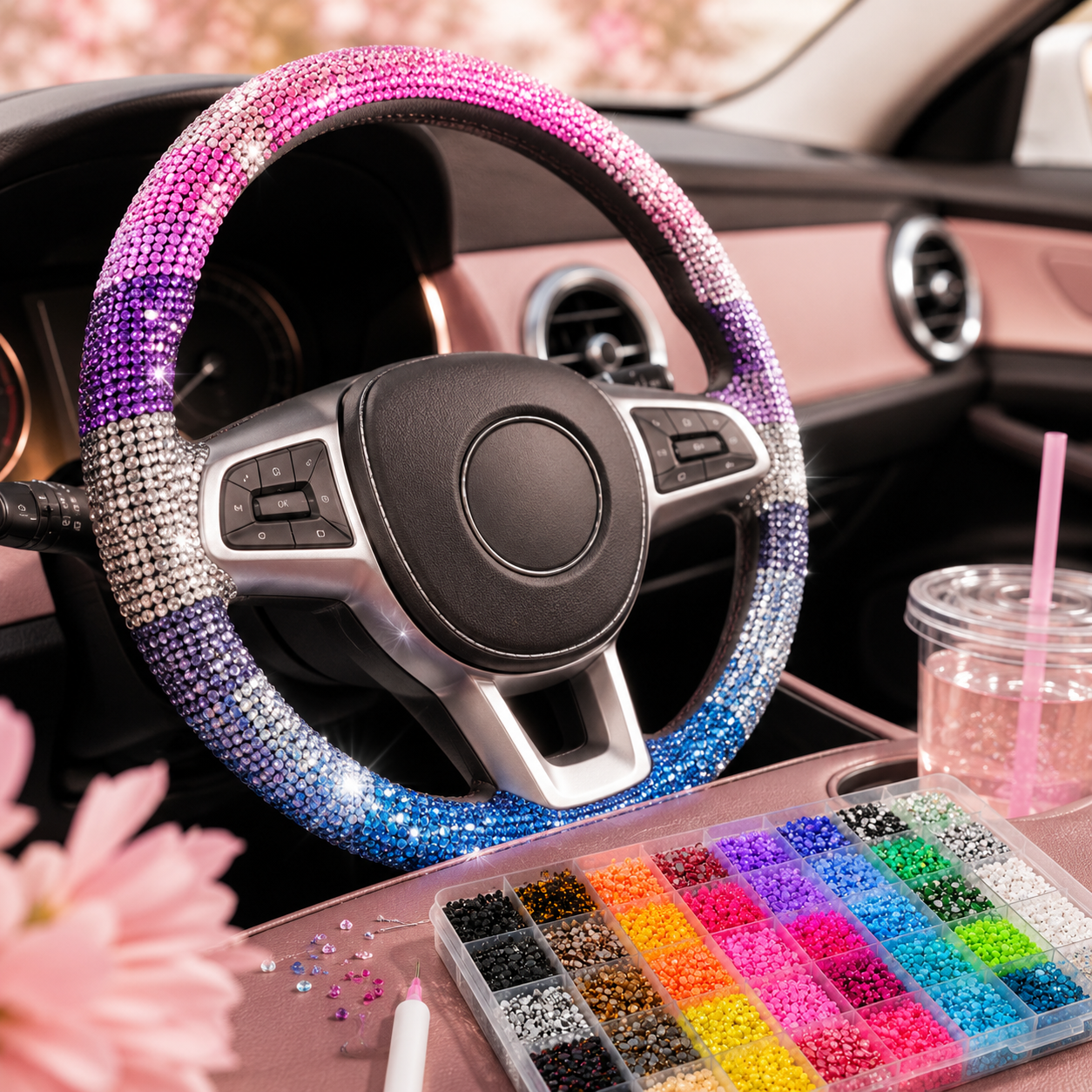 Aventry Bedazzle Kit met 32.000 Strass Steentjes, Tools, Lijm & Opbergbox